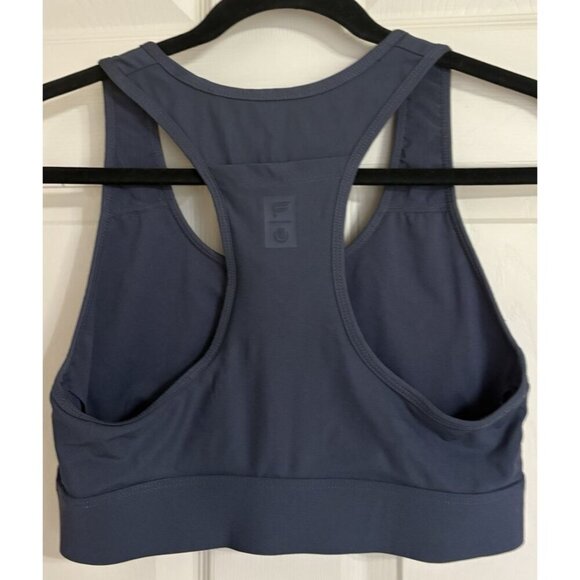 Fabletics Bra Womens Navy Blue Large On / Go Medium Impact Racerback - Picture 4 of 4